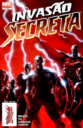 Capa de Invasão Secreta #1 (2008)