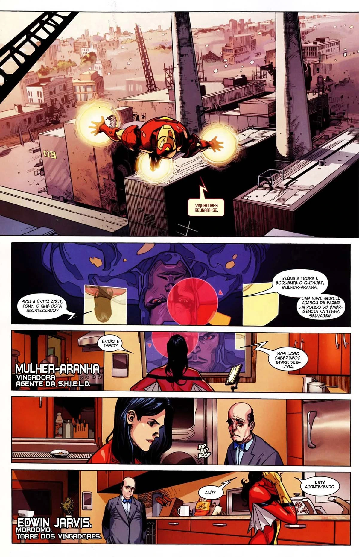 Invasão Secreta #1 (2008) — página 9 de 40