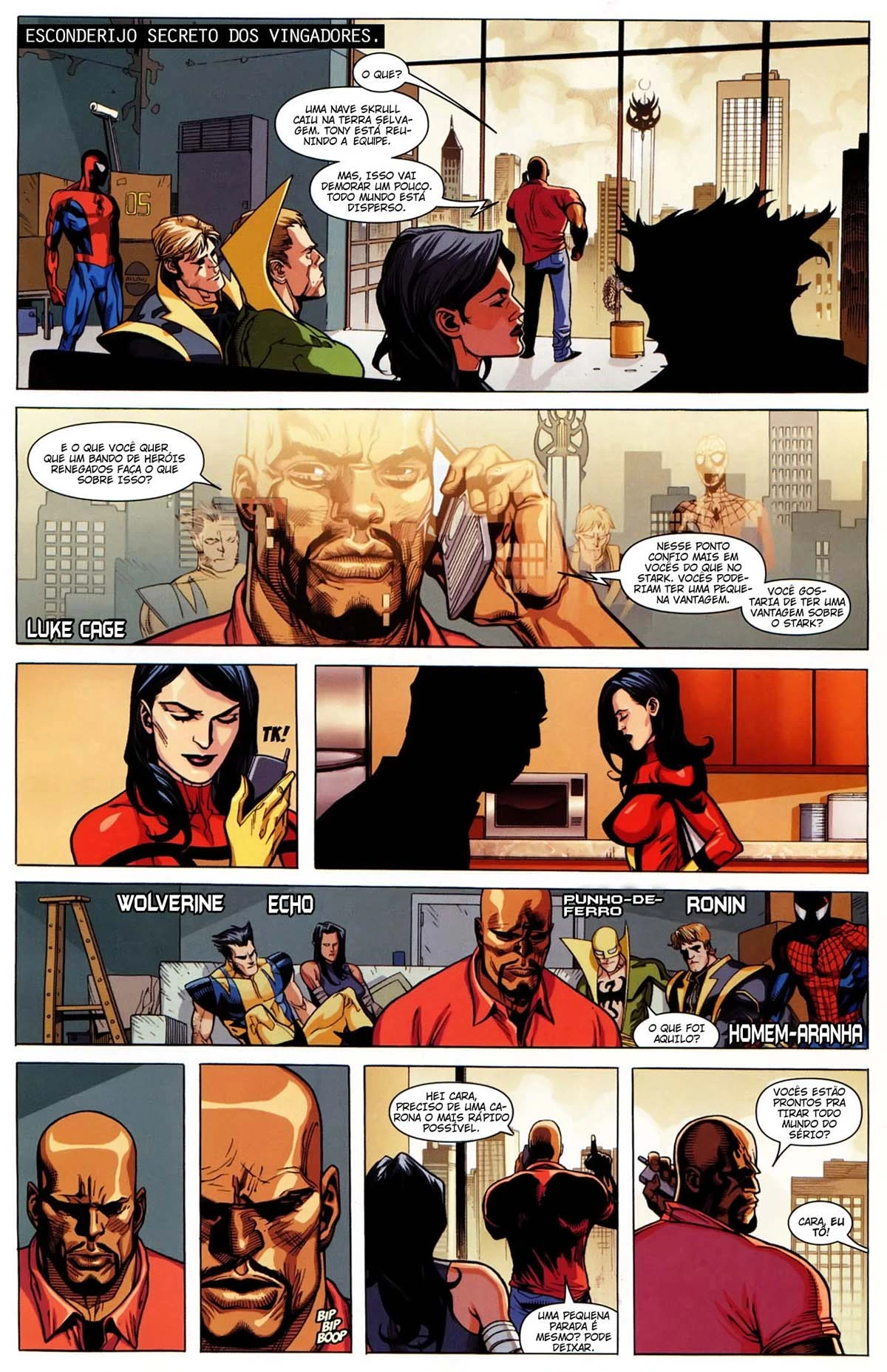 Invasão Secreta #1 (2008) — página 10 de 40